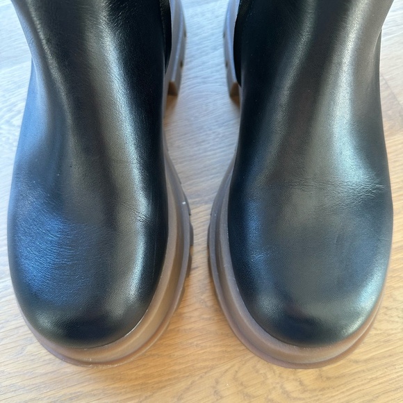 Alias Mae Australia Donni Lug Sole Black Leather Boots - Picture 8 of 16